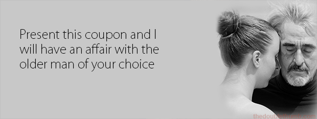 Naughty coupon older man